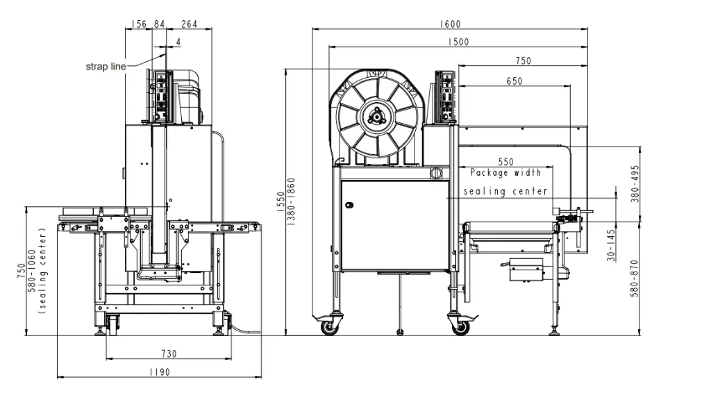 Enzunchadora Auttomática SMG 75i Strapex 650 x 500 mm Layout.webp