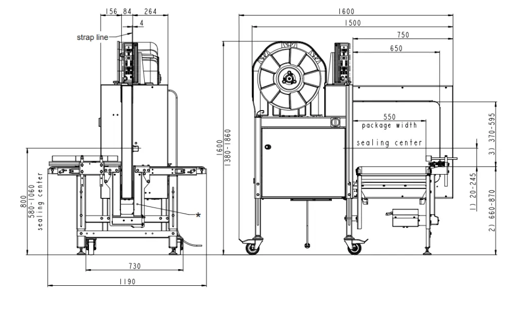 Enzunchadora Auttomática SMG 75i Strapex 650 x 600 mm Layout.webp