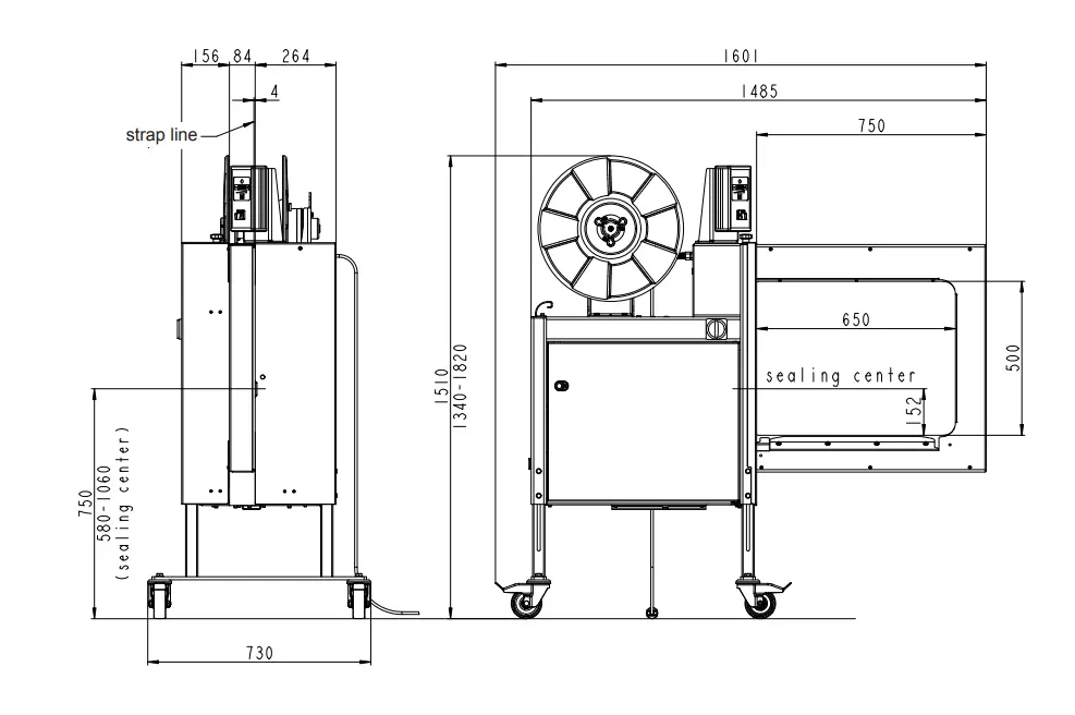 Enzunchadora Automática SMG 65i Strapex 650 x 500 mm Layout.webp